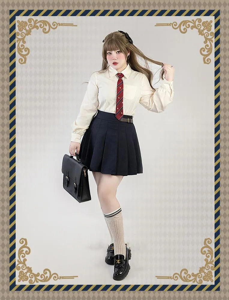 Yingtang~Plus Size Lolita JK Suit Royal College Vintage