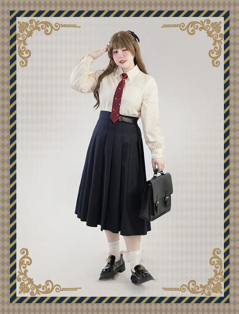 Yingtang~Plus Size Lolita JK Suit Royal College Vintage