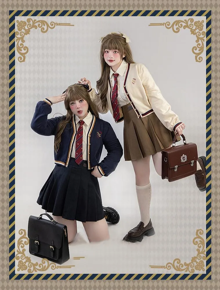 Yingtang~Plus Size Lolita JK Suit Royal College Vintage