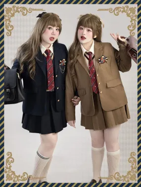Yingtang~Plus Size Lolita JK Suit Royal College Vintage