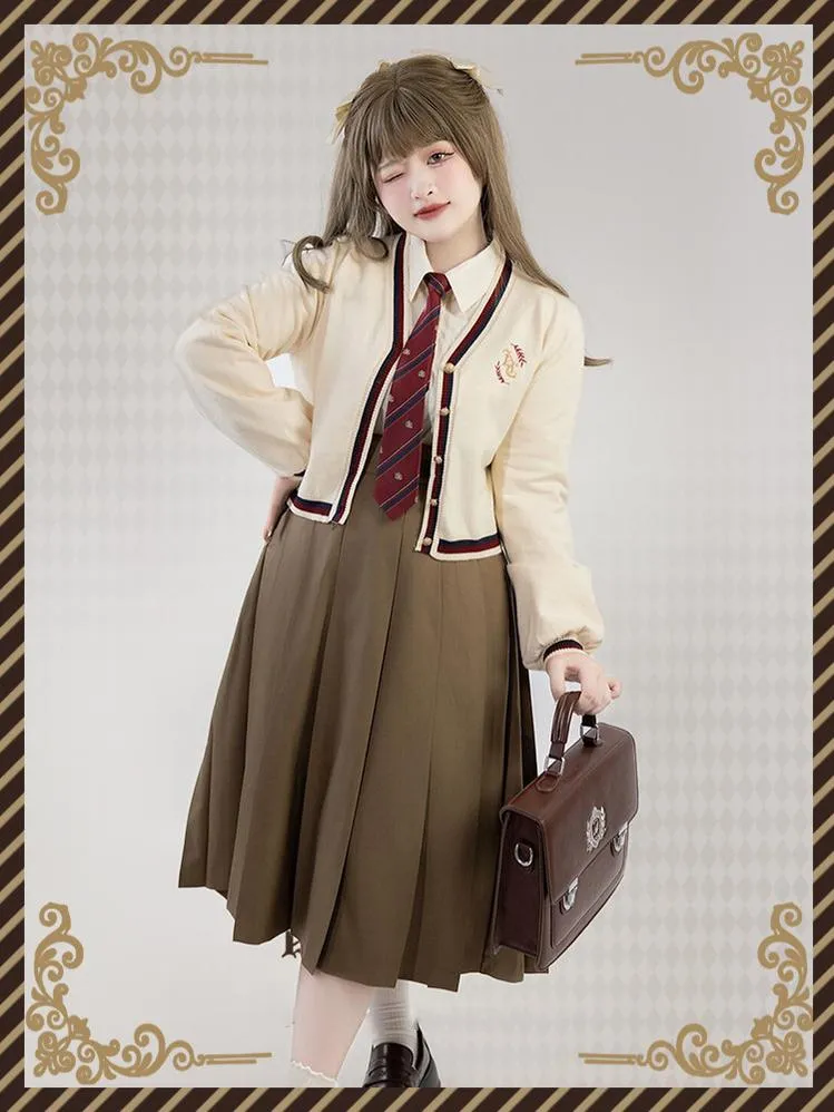 Yingtang~Plus Size Lolita JK Suit Royal College Vintage