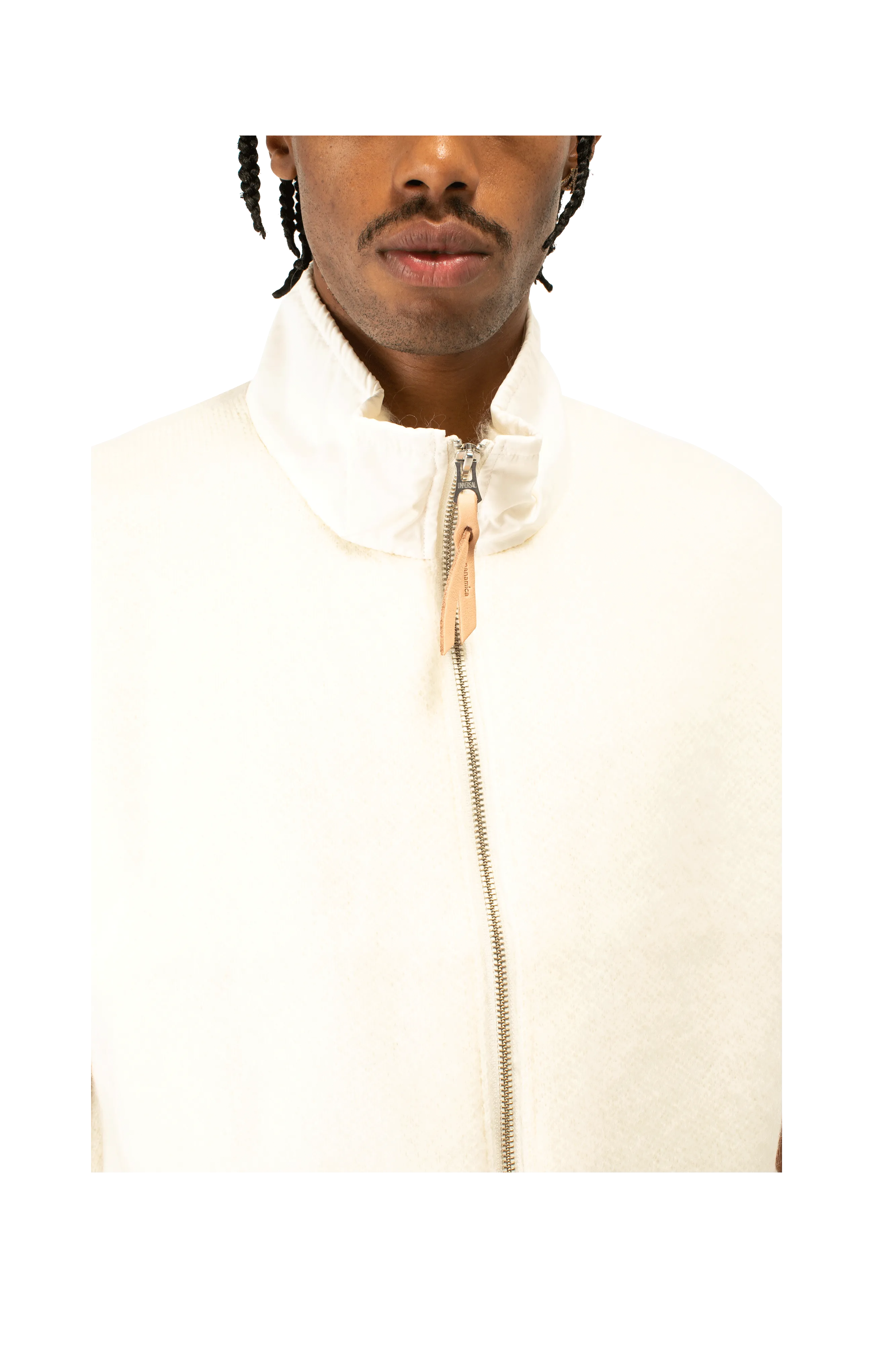 Zip-Up Mohair Vest