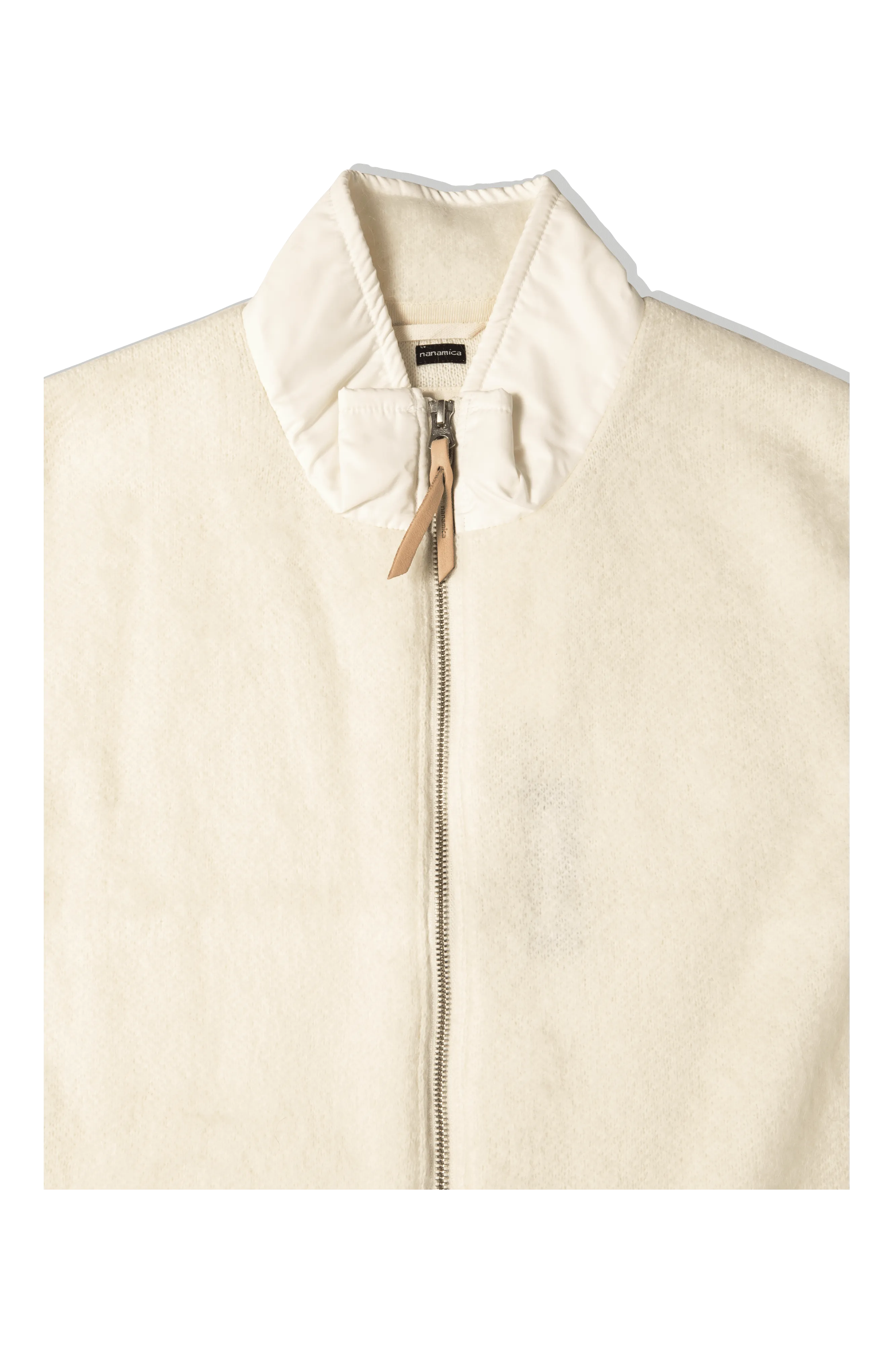 Zip-Up Mohair Vest