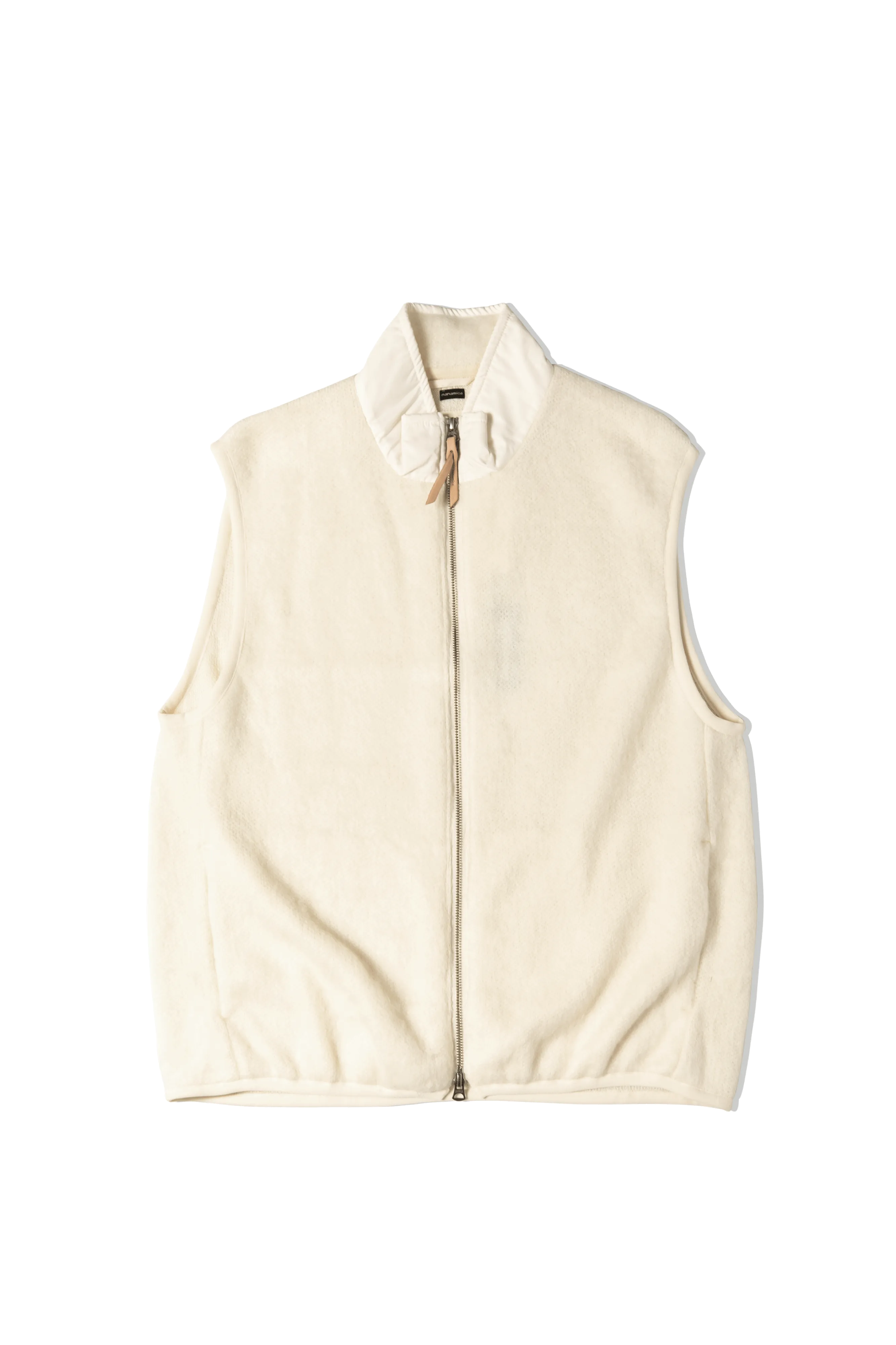 Zip-Up Mohair Vest